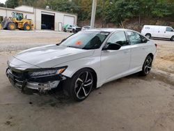 Salvage cars for sale at Hueytown, AL auction: 2022 Honda Accord Sport