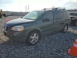 Salvage cars for sale at Barberton, OH auction: 2005 Pontiac Montana SV6
