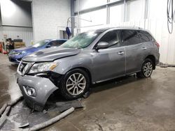 Salvage cars for sale from Copart Ham Lake, MN: 2016 Nissan Pathfinder S