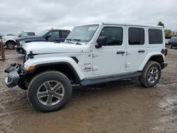 Salvage cars for sale from Copart Davison, MI: 2021 Jeep Wrangler Unlimited Sahara