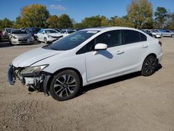 Honda salvage cars for sale: 2015 Honda Civic EX