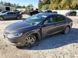 Salvage cars for sale at Knightdale, NC auction: 2016 Chrysler 200 Limited