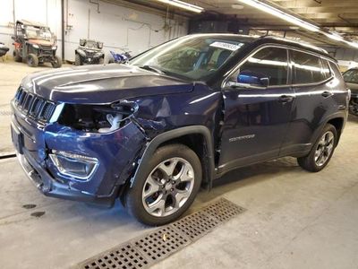 Salvage cars for sale from Copart Wheeling, IL: 2020 Jeep Compass Limited