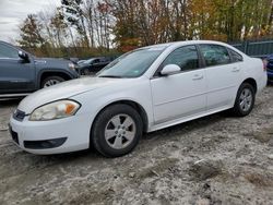 Chevrolet salvage cars for sale: 2010 Chevrolet Impala LT