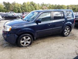 Salvage cars for sale at Seaford, DE auction: 2012 Honda Pilot EXL