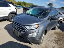 Buy Salvage Cars For Sale now at auction: 2021 Ford Ecosport SE