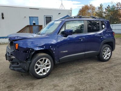 Salvage cars for sale from Copart Lyman, ME: 2018 Jeep Renegade Latitude