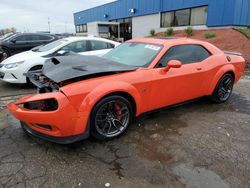 Salvage cars for sale at Woodhaven, MI auction: 2022 Dodge Challenger R/T Scat Pack
