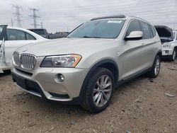 BMW x3 salvage cars for sale: 2012 BMW X3 XDRIVE28I