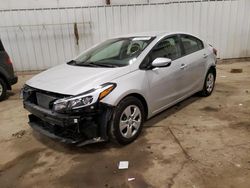 Salvage cars for sale at Lansing, MI auction: 2018 KIA Forte LX