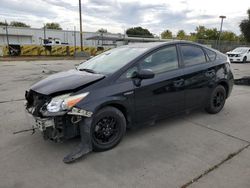 Salvage cars for sale from Copart Sacramento, CA: 2015 Toyota Prius