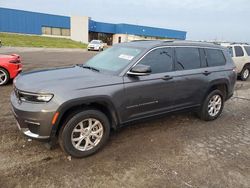 Jeep salvage cars for sale: 2022 Jeep Grand Cherokee L Limited