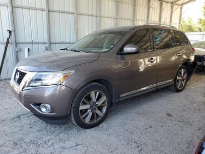 Salvage cars for sale from Copart Midway, FL: 2013 Nissan Pathfinder S
