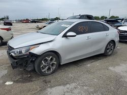 Salvage cars for sale at Homestead, FL auction: 2019 KIA Forte FE