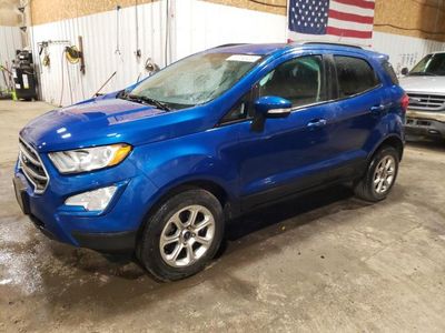 Salvage cars for sale from Copart Anchorage, AK: 2019 Ford Ecosport SE