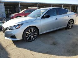 Salvage cars for sale from Copart Fresno, CA: 2019 Nissan Altima SR