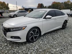 Salvage cars for sale at Mebane, NC auction: 2019 Honda Accord Sport