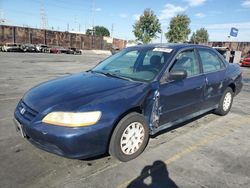 Salvage cars for sale from Copart Wilmington, CA: 2002 Honda Accord Value