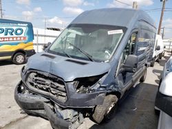 Salvage trucks for sale at Wilmington, CA auction: 2019 Ford Transit T-250