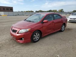 Salvage cars for sale from Copart Kansas City, KS: 2010 Toyota Corolla Base