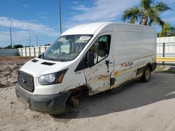 Salvage trucks for sale at Riverview, FL auction: 2019 Ford Transit T-150