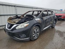 Salvage cars for sale at Kansas City, KS auction: 2015 Nissan Murano S