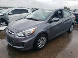 Salvage cars for sale at Grand Prairie, TX auction: 2016 Hyundai Accent SE