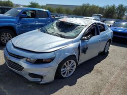 Salvage cars for sale at Las Vegas, NV auction: 2018 Chevrolet Malibu LT