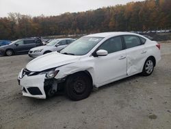 Salvage cars for sale at Finksburg, MD auction: 2017 Nissan Sentra S