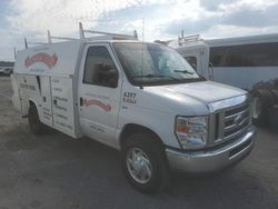 Salvage trucks for sale at Cahokia Heights, IL auction: 2013 Ford Econoline E350 Super Duty Cutaway Van