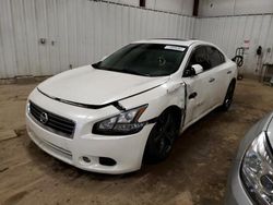 Salvage cars for sale from Copart Lansing, MI: 2014 Nissan Maxima S