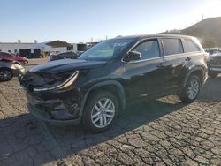 Salvage cars for sale at Colton, CA auction: 2016 Toyota Highlander LE