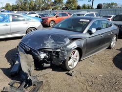 Salvage cars for sale at New Britain, CT auction: 2018 Audi S5 Prestige