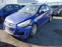 Salvage cars for sale at Vallejo, CA auction: 2012 Hyundai Accent GLS
