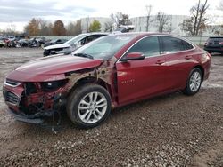 Salvage cars for sale from Copart Central Square, NY: 2017 Chevrolet Malibu LT