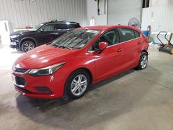 Salvage cars for sale at Lufkin, TX auction: 2017 Chevrolet Cruze LT