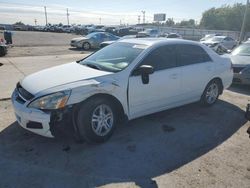 Honda Accord ex salvage cars for sale: 2007 Honda Accord EX