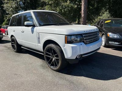 Salvage cars for sale from Copart Midway, FL: 2012 Land Rover Range Rover HSE Luxury