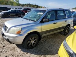 Salvage cars for sale at Franklin, WI auction: 2005 Honda Pilot LX