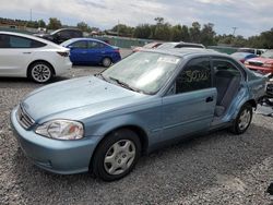 Salvage cars for sale from Copart Riverview, FL: 1999 Honda Civic EX