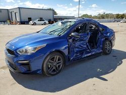Salvage cars for sale from Copart Orlando, FL: 2021 KIA Forte GT Line
