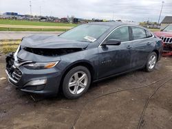 Salvage cars for sale from Copart Woodhaven, MI: 2021 Chevrolet Malibu LS