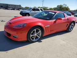 Salvage cars for sale at Wilmer, TX auction: 2012 Chevrolet Corvette Grand Sport