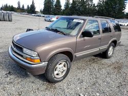 Salvage cars for sale from Copart Graham, WA: 2000 Chevrolet Blazer