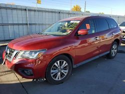 SUV salvage a la venta en subasta: 2018 Nissan Pathfinder S