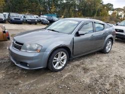 Salvage cars for sale at North Billerica, MA auction: 2013 Dodge Avenger SXT