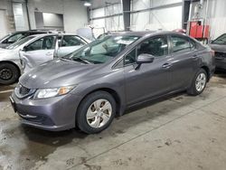 Honda salvage cars for sale: 2015 Honda Civic LX