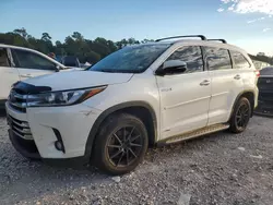 Salvage cars for sale from Copart Houston, TX: 2017 Toyota Highlander Hybrid Limited