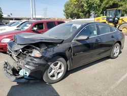 Salvage cars for sale at Rancho Cucamonga, CA auction: 2018 Chevrolet Malibu LS