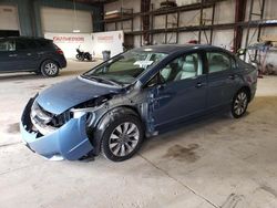 Salvage cars for sale at Eldridge, IA auction: 2009 Honda Civic EXL